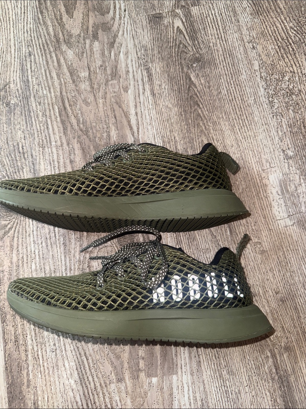 NOBULL Olive Green Mesh Training Sneakers - Picture 5 of 8